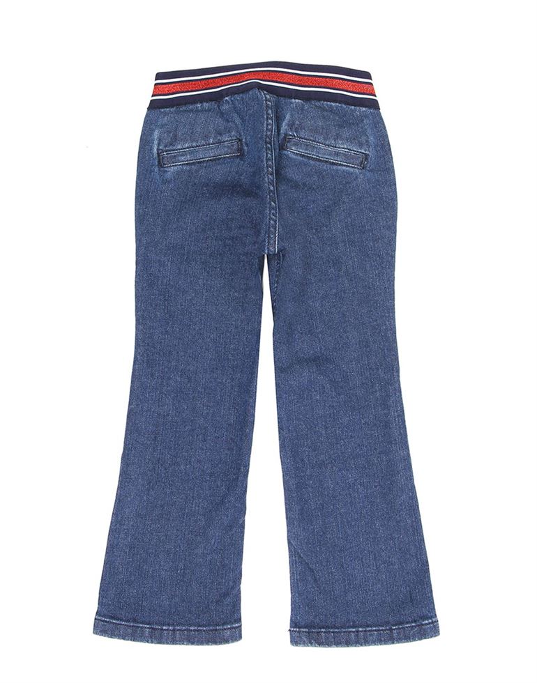 Pepe Kids Girls Blue Casual Wear Jeans